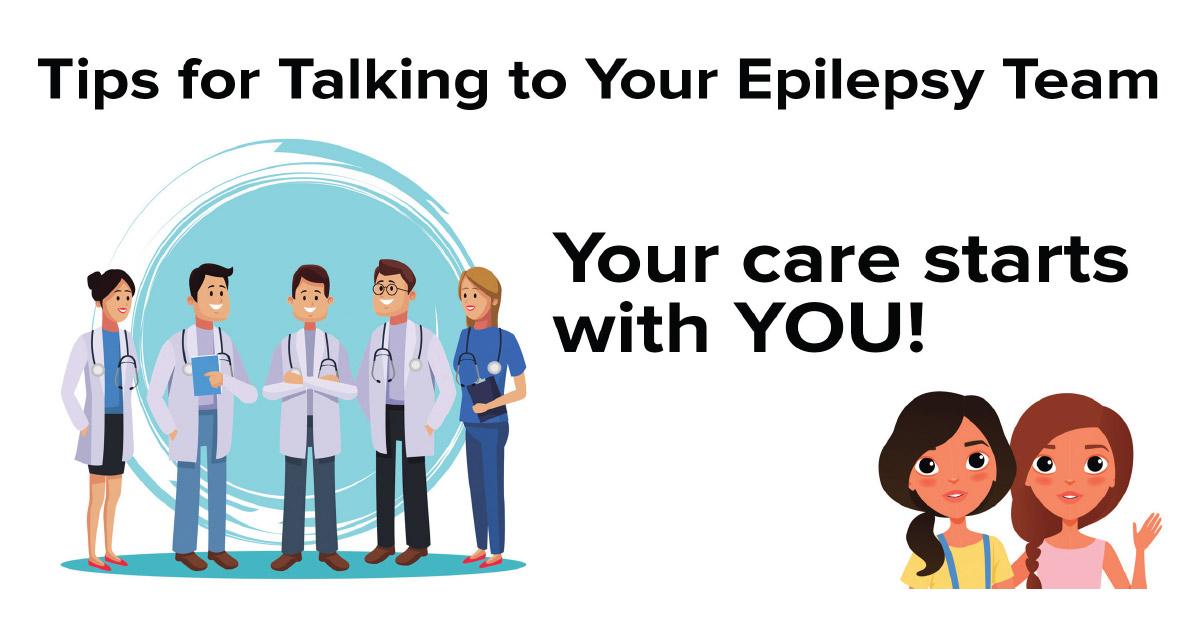 epilepsy healthcare team infographic