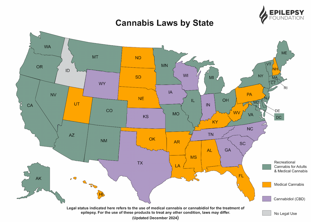cannabis law by state
