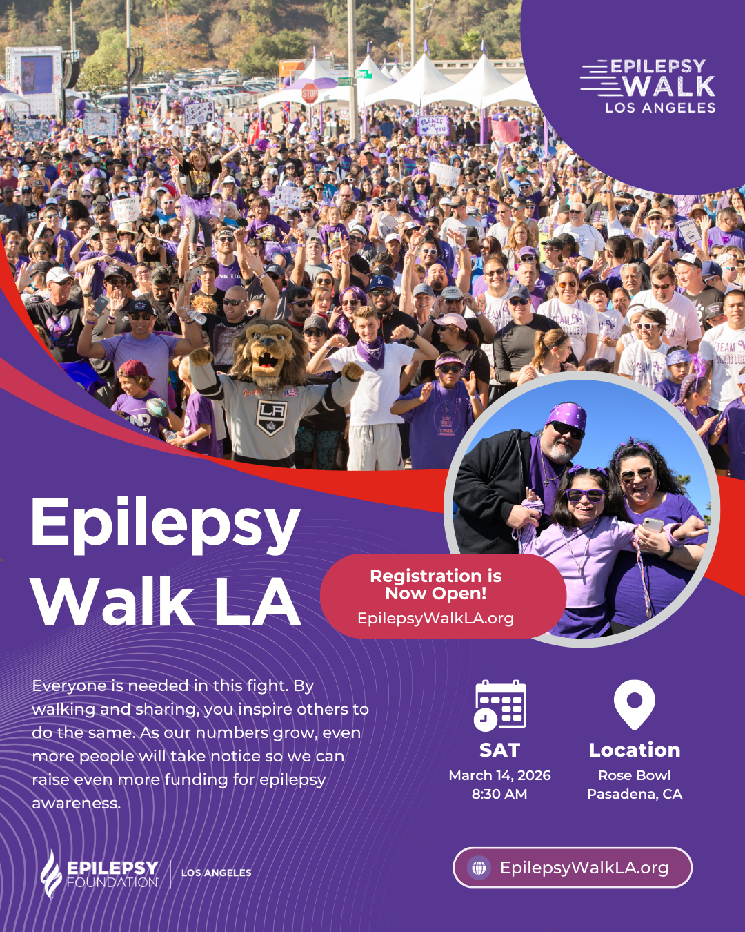 Epilepsy Walk LA Flyer