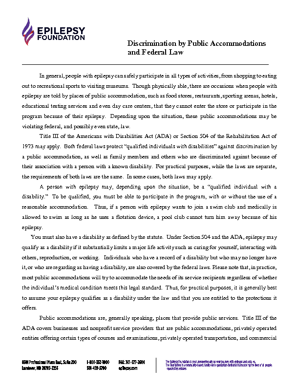 Public Accommodations