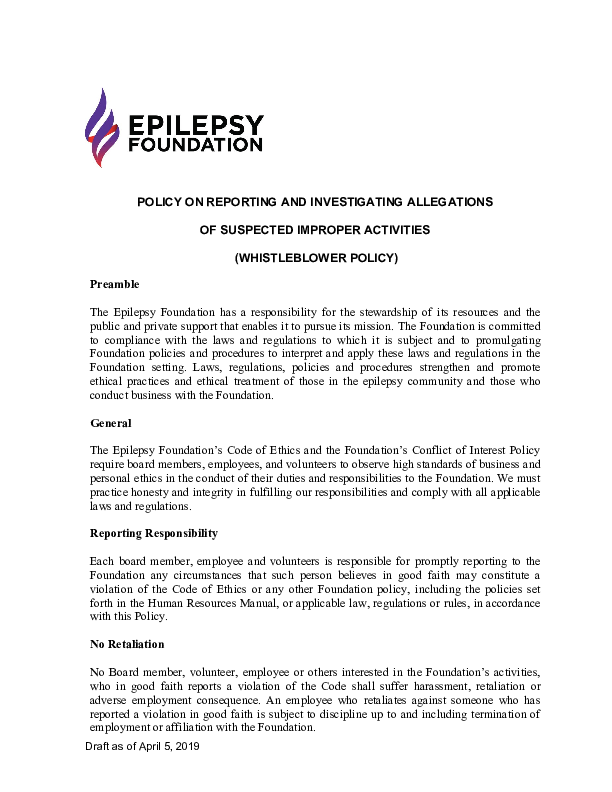 Epilepsy Foundation Whistleblower-Policy 042019.pdf