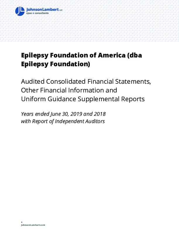 2019 EFA Audited Consolidated Financial Statements